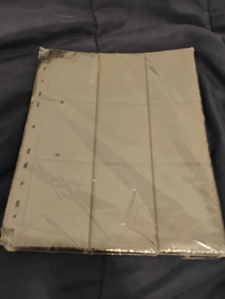 Pokemon card tcg Binder Pages 9 socket 20pages - photo 2