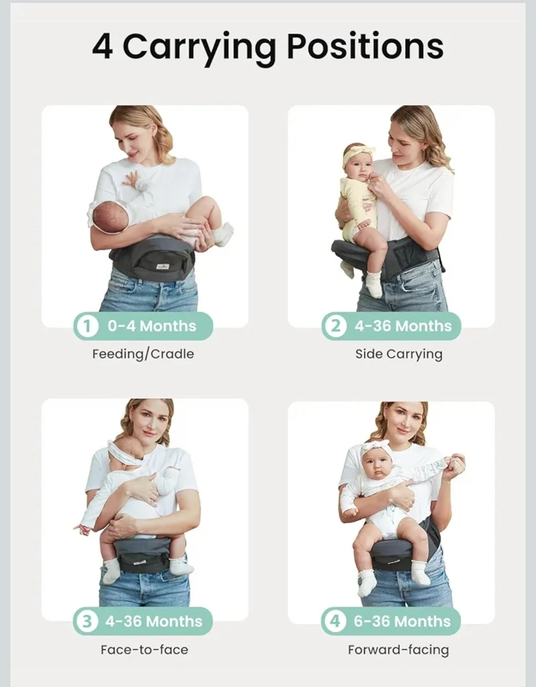 Hip Seat Baby Carrier - photo 4