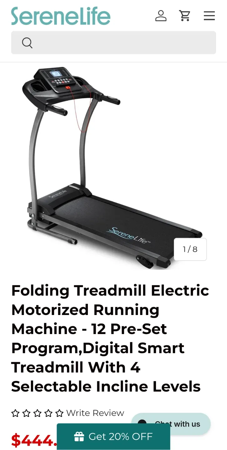 SereneLife Folding Treadmill image indicator(7)