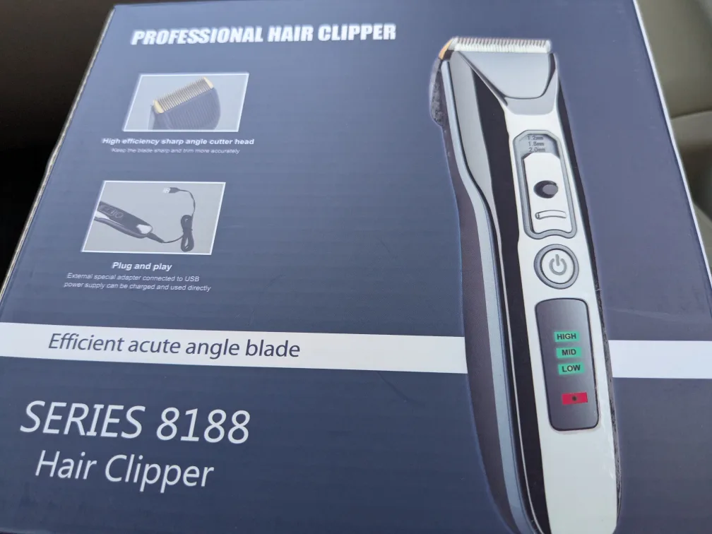 PROFESSIONAL USB -RECHARGEABLE Hair Clipper image indicator(4)
