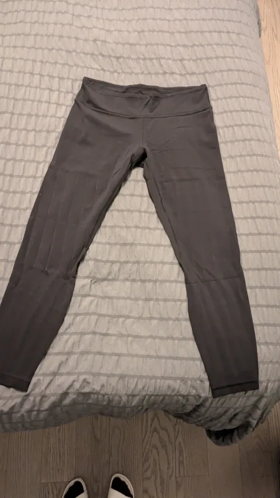 Lululemon Black Wunder Leggings size 8 image indicator(2)