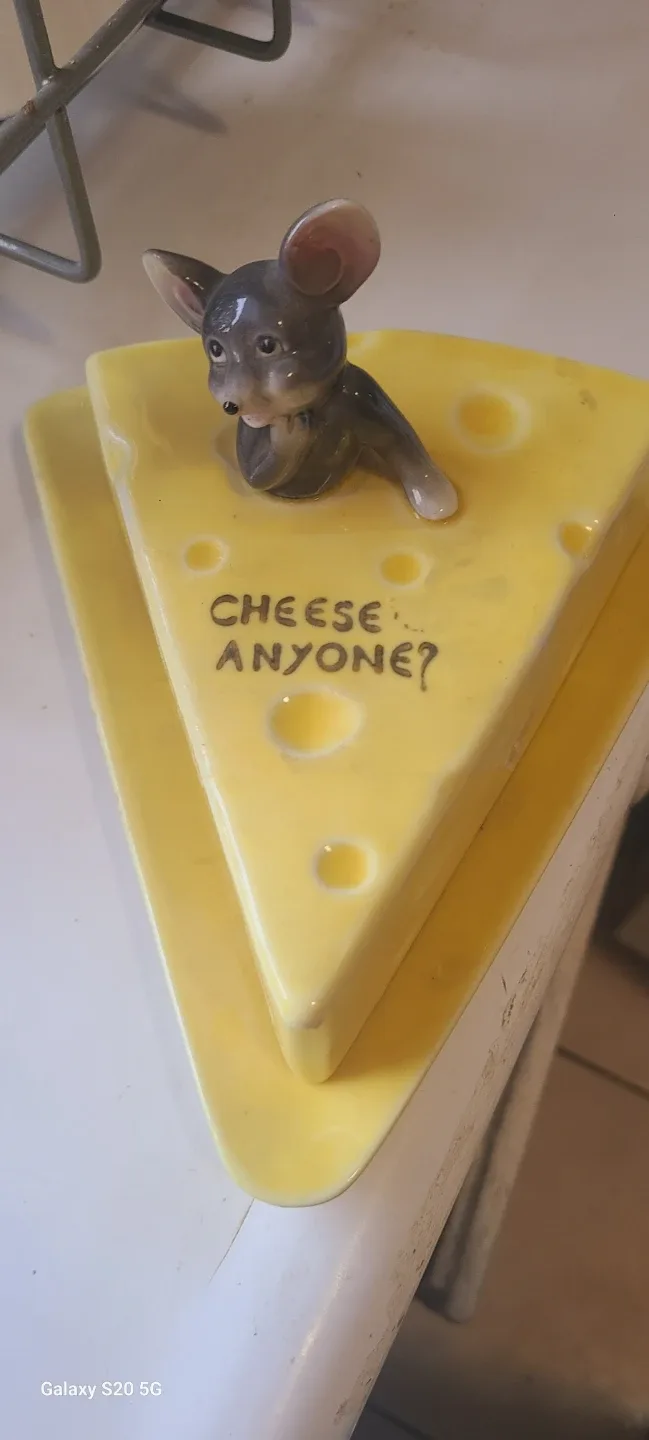 Vintage E.S.D Cheese Anyone? Dish