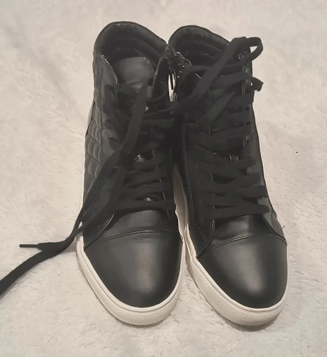 Steve Madden Black High Top Sneakers