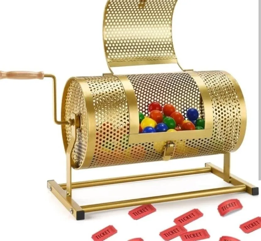 Raffle Drum Ticket Spinner