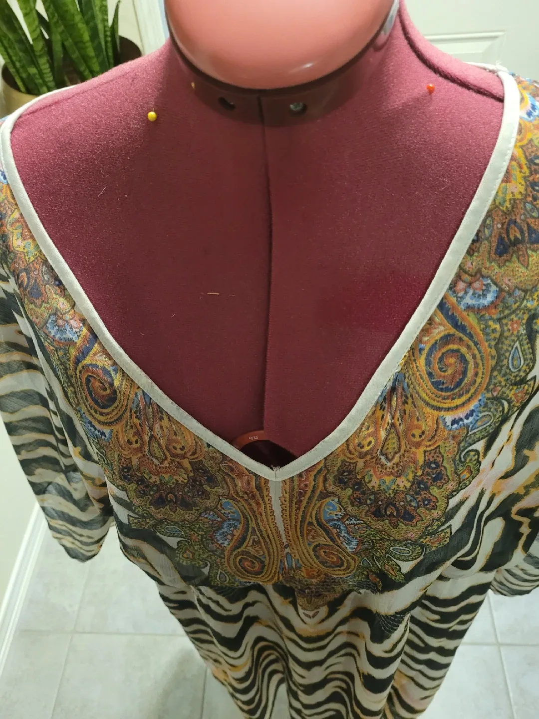 Animal Print Cover-Up Dress image indicator(4)