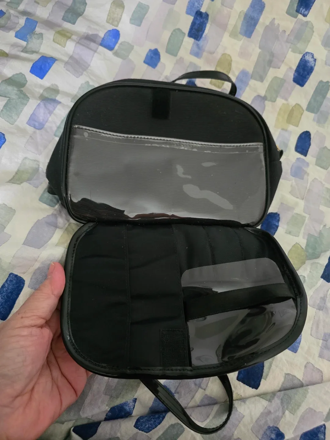 Black Daisy Purse with Mirror Mary Quant Japan image indicator(4)