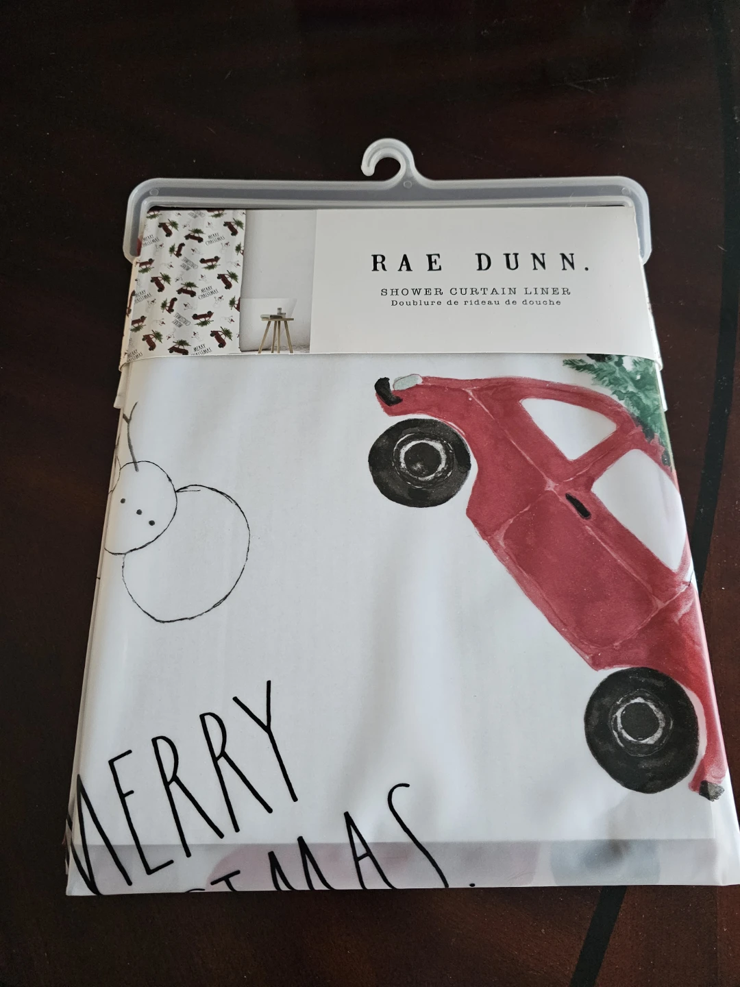 Rae Dunn Shower Curtain Liner - New