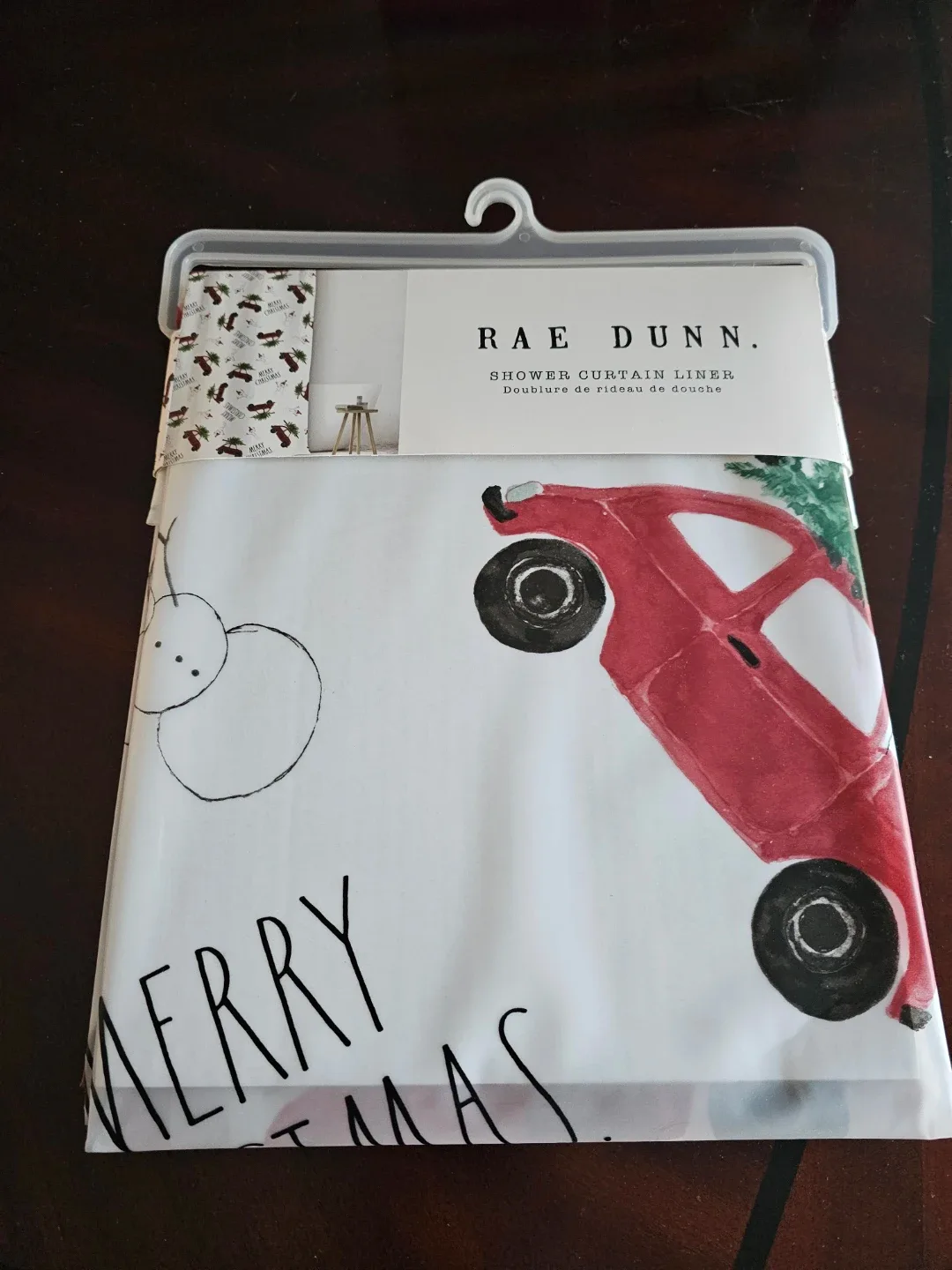 Rae Dunn Shower Curtain Liner - New