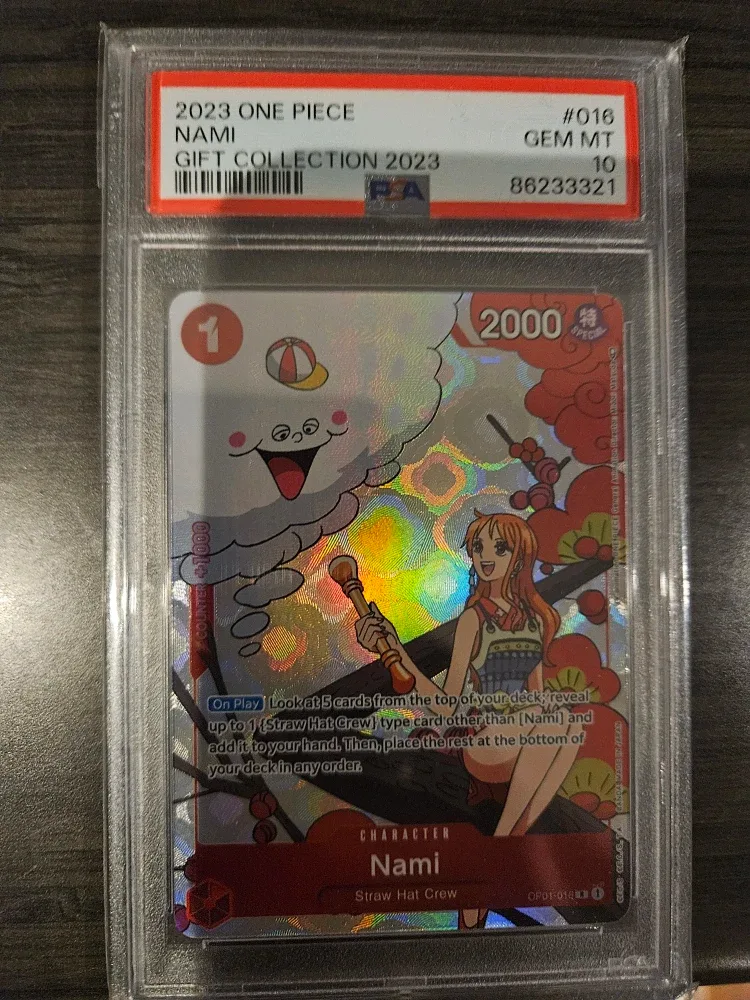 One Piece TCG Nami Gem Mint 10