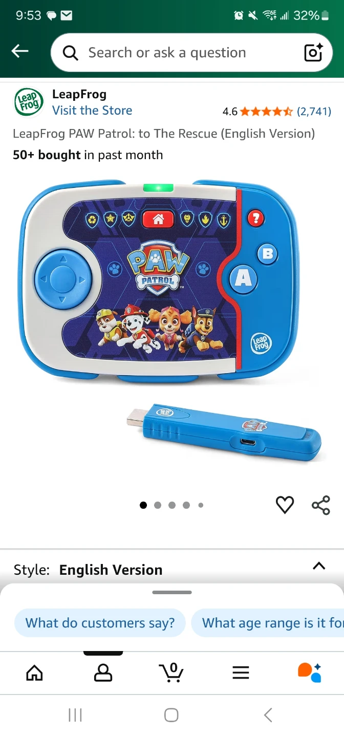 LeapFrog Paw Patrol: To The Rescue Game
