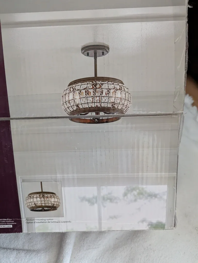 Home Decorators Collection 3-Light Semi-Flush Mount image indicator(2)