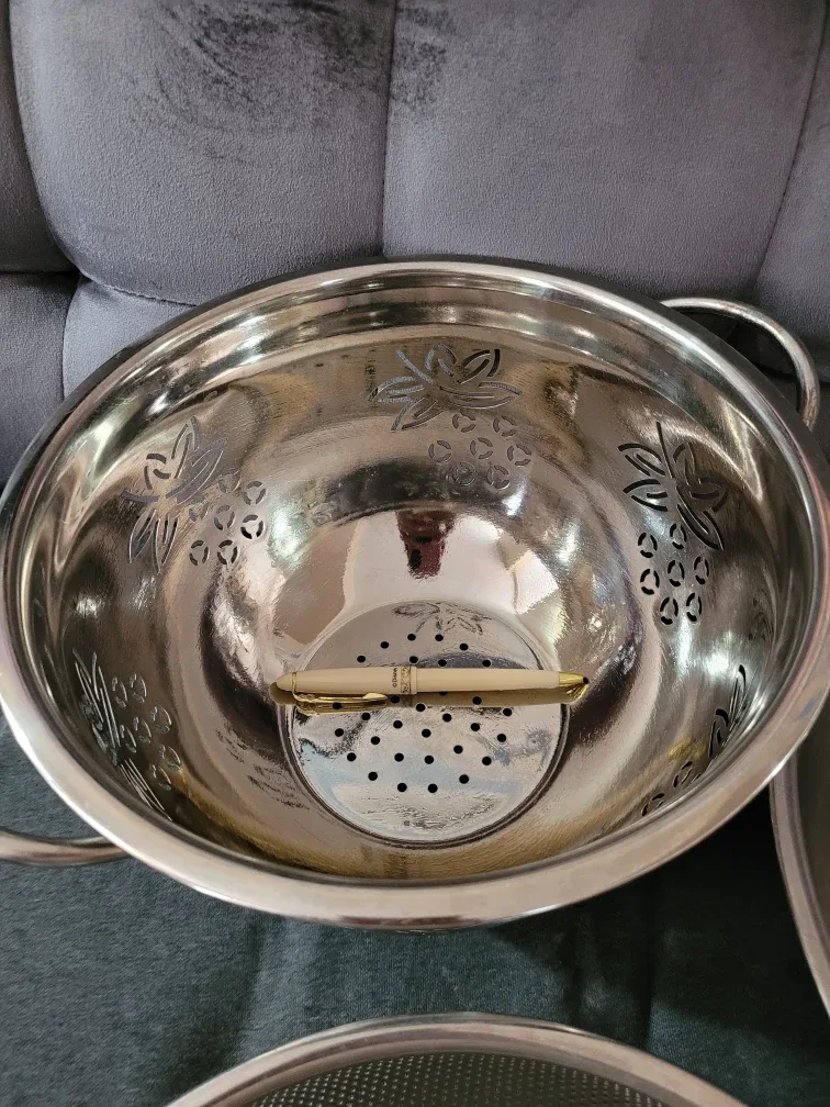 Stainless Steel Colander & Mixing Bowl Set image indicator(5)