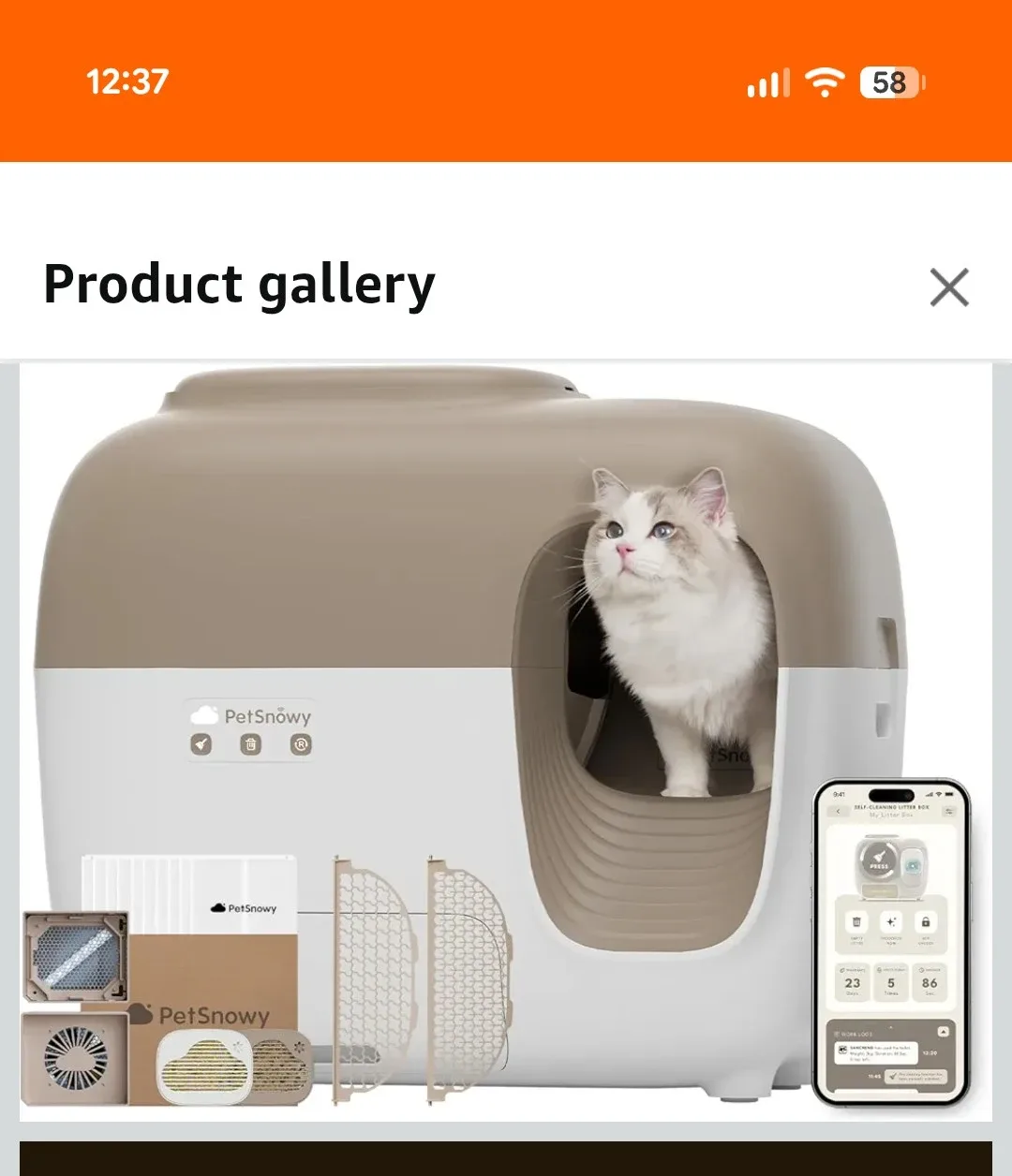 PetSnowy Automatic Cat Litter Box