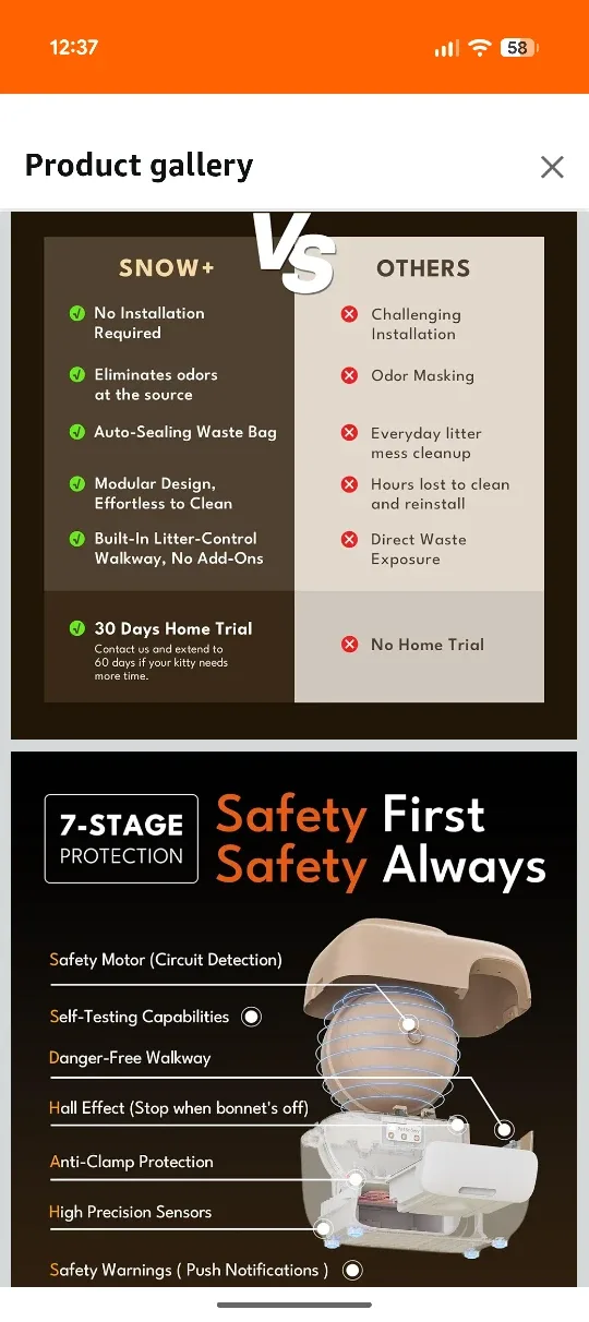 PetSnowy Automatic Cat Litter Box image indicator(5)