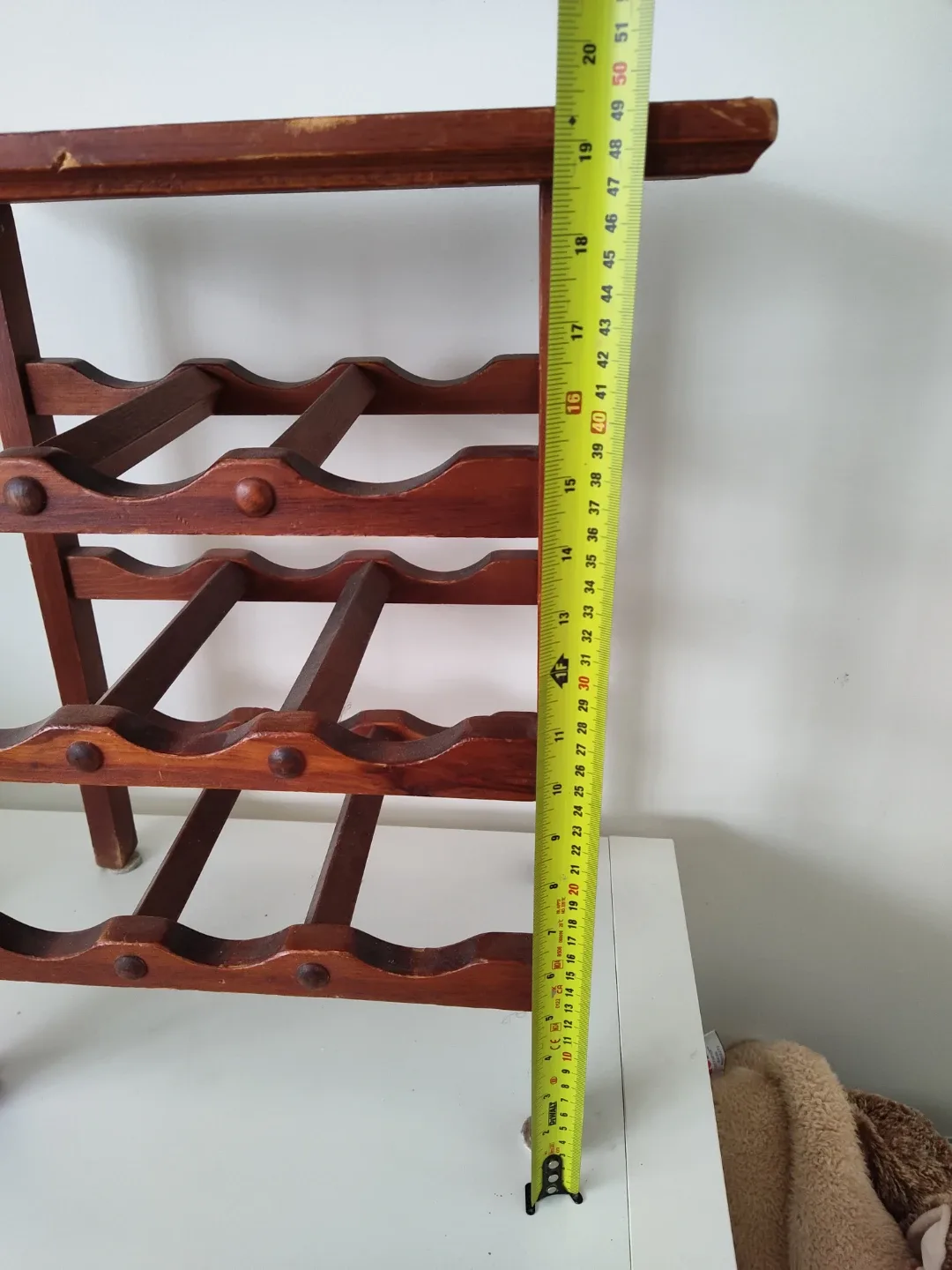 🥕Wooden Wine Rack Side Table - Holds 9 Bottles image indicator(6)