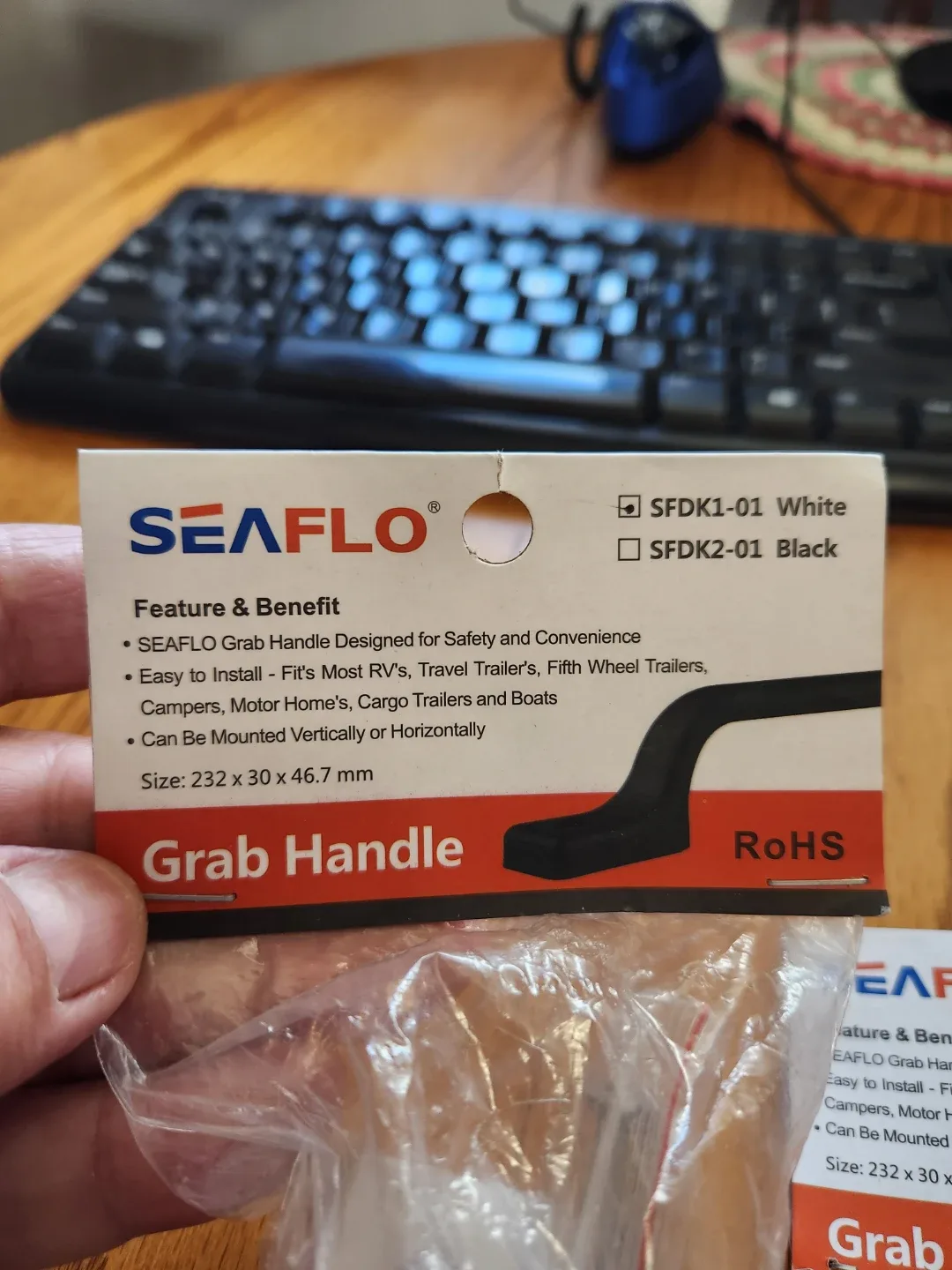 Two RV grab handles image indicator(2)