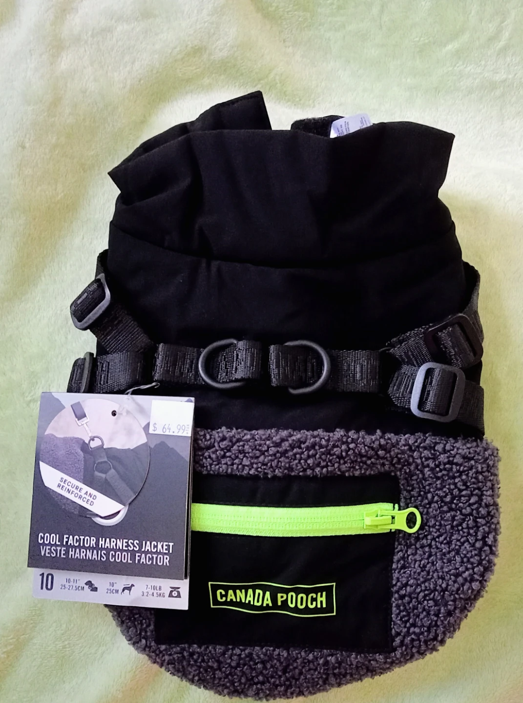 Canada Pooch Harness Jacket - Size 10