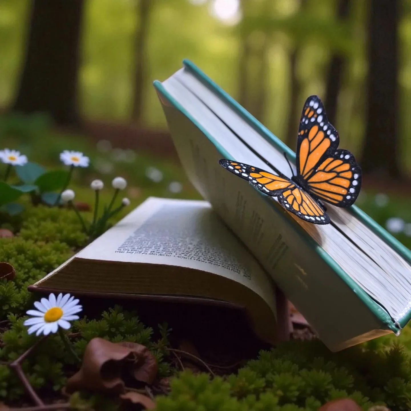 Bookmark, butterfly. image indicator(2)