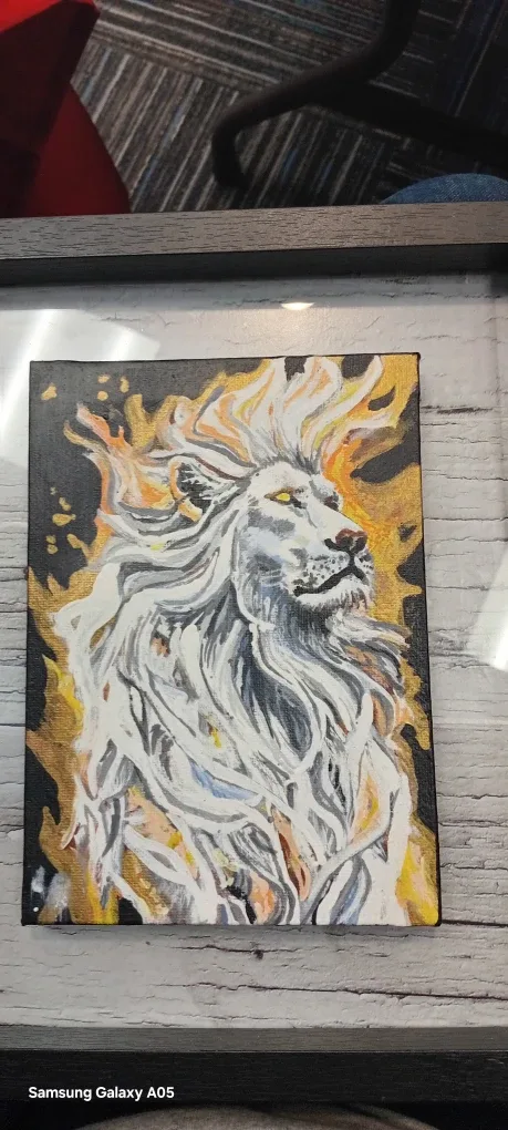 Lion Canvas Painting