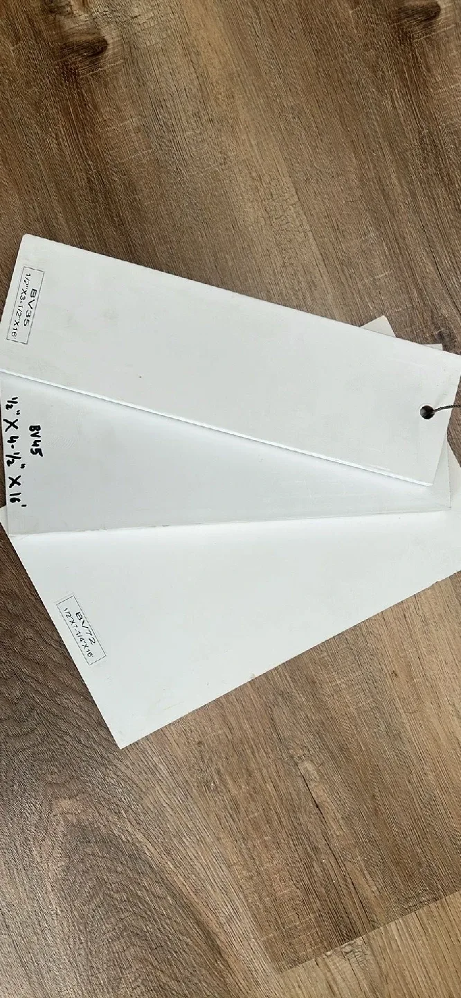 White Vinyl Siding Pieces