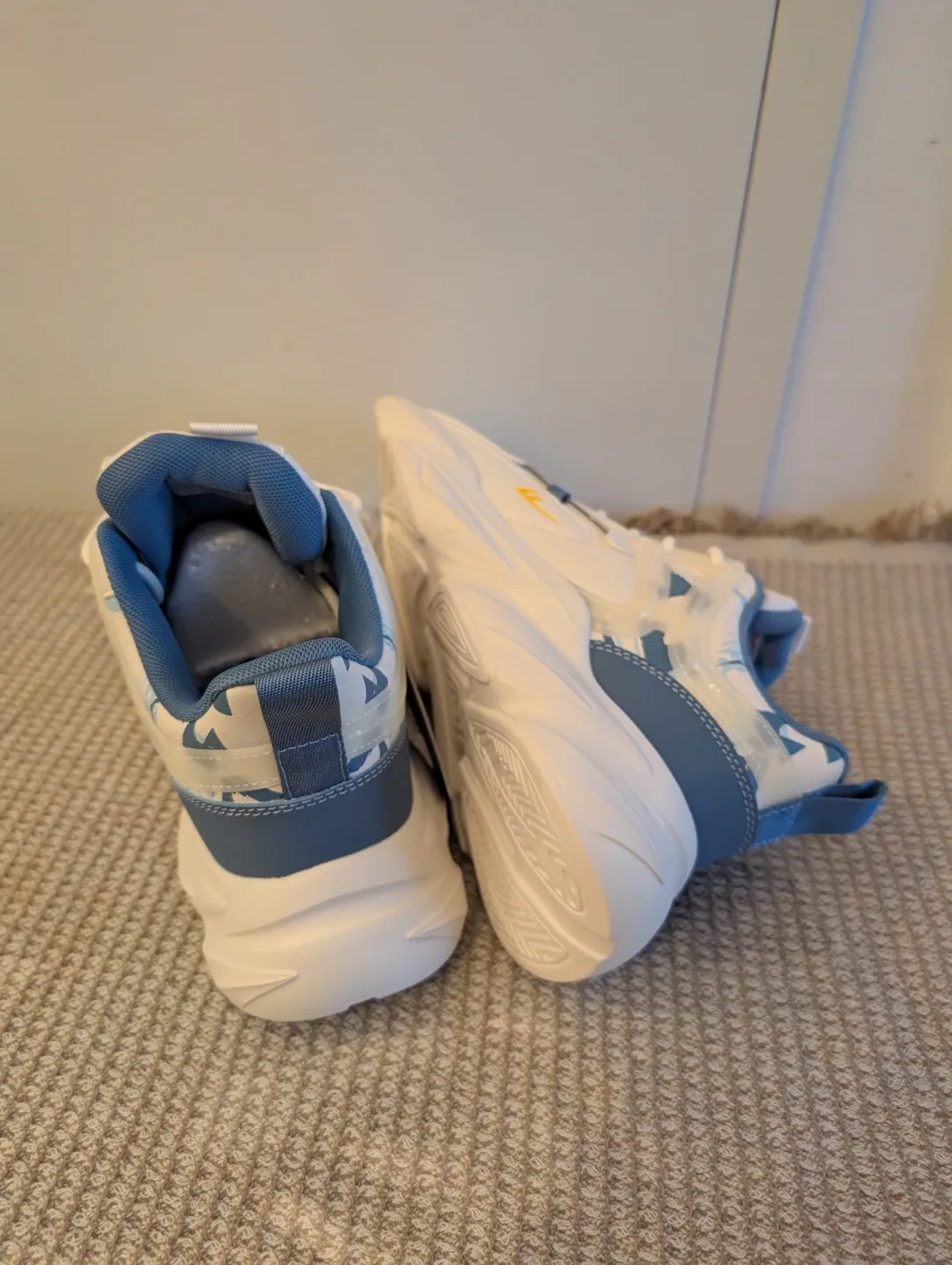 Brand New Warrior Sneakers - White & Blue - Size 10/11 image indicator(2)