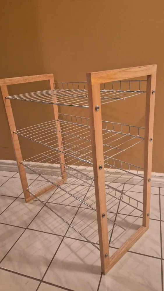 Wooden Frame Shoe Rack thumbnail