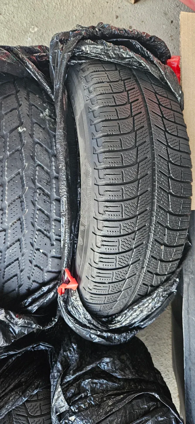 Used Set of 4 winter tires with rims. image indicator(4)