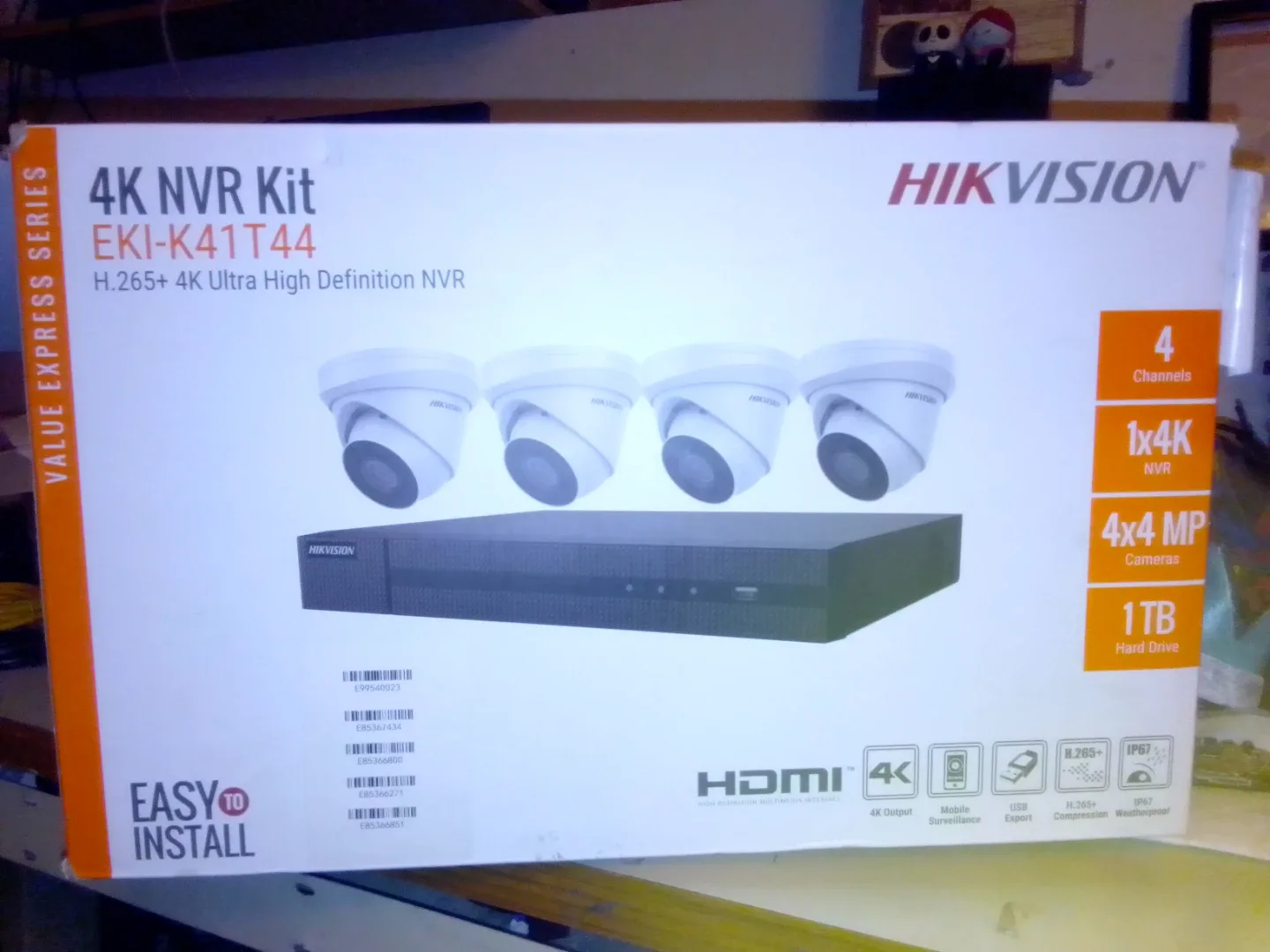 Hikvision 4K NVR Kit EKI-K41T44 image indicator(2)