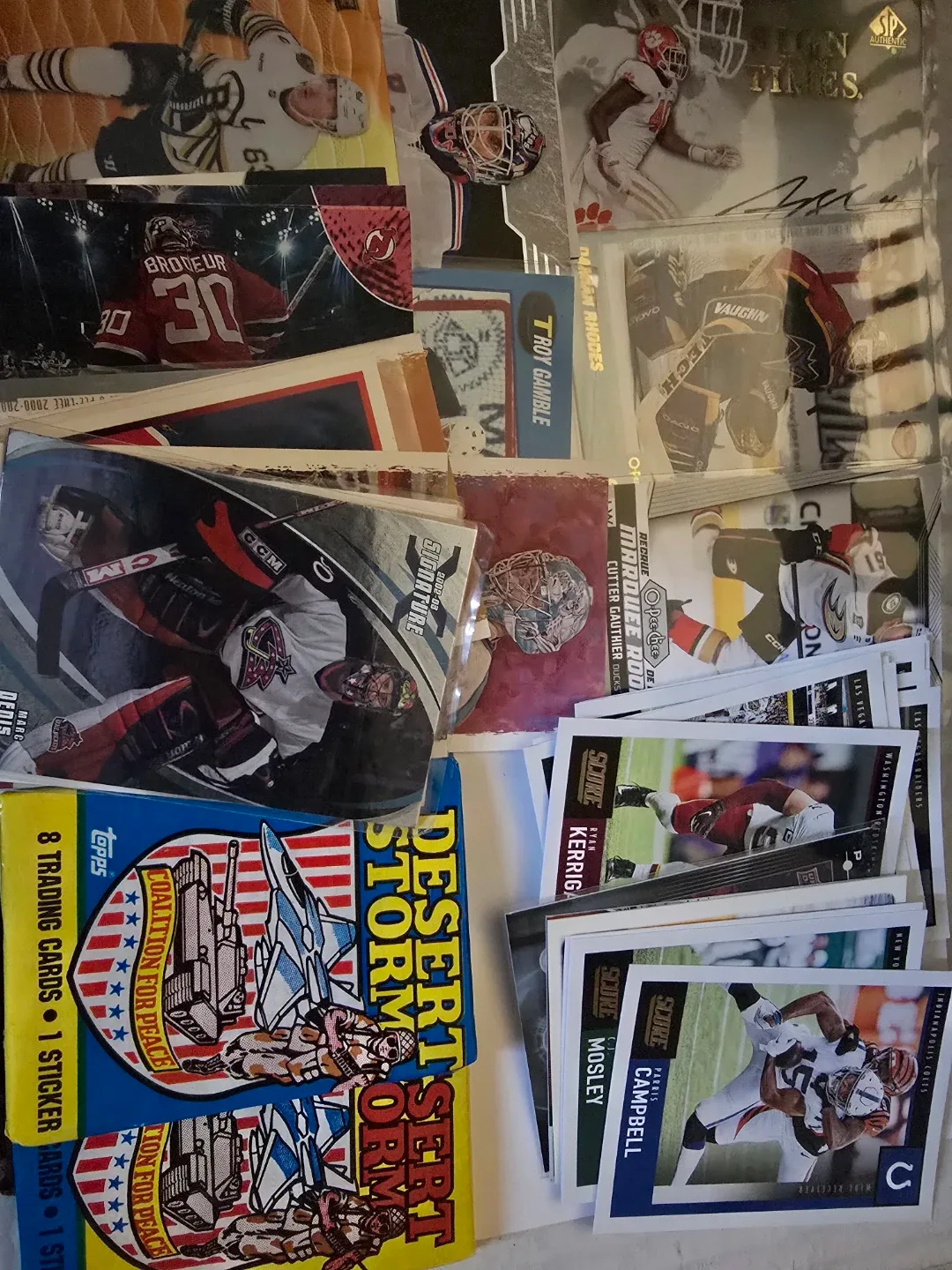 Trading Cards - Topps Desert Storm + Hockey/Football thumbnail