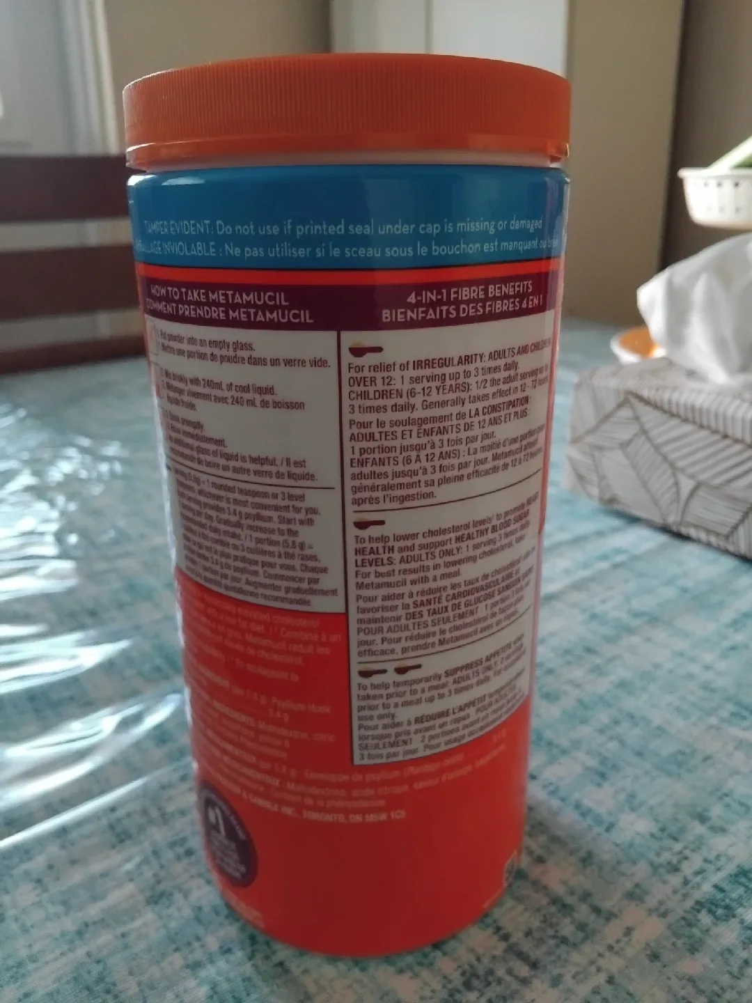 Meta Mucil 4in1 fibre drink  662 grams image indicator(2)