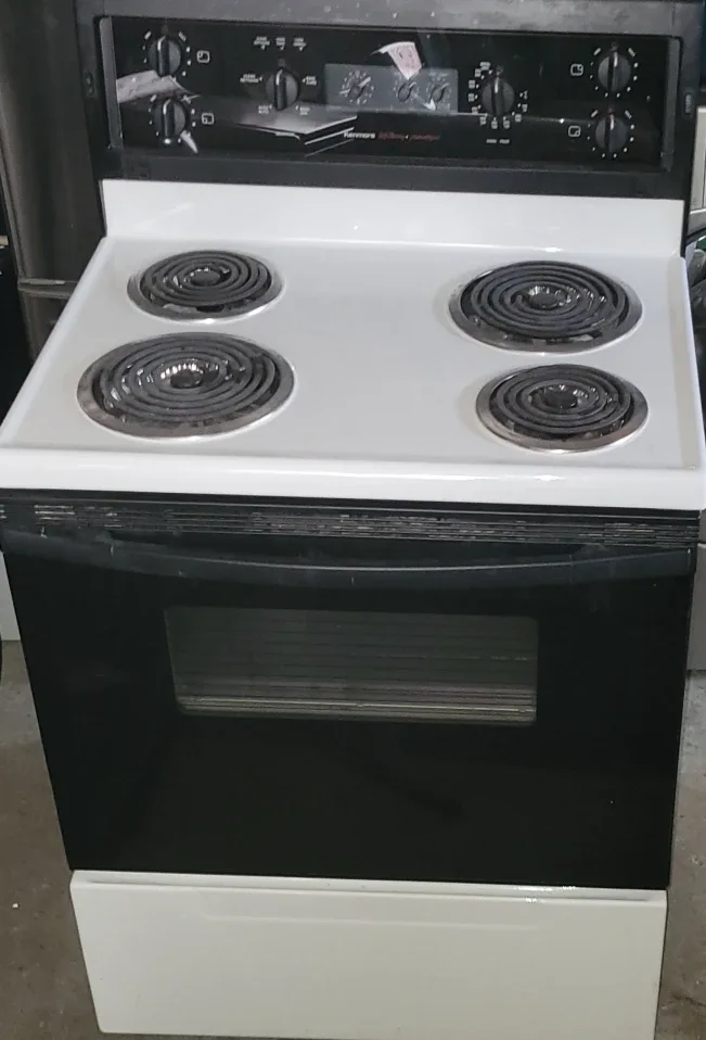 Kenmore Black and White Electric Stove image indicator(3)