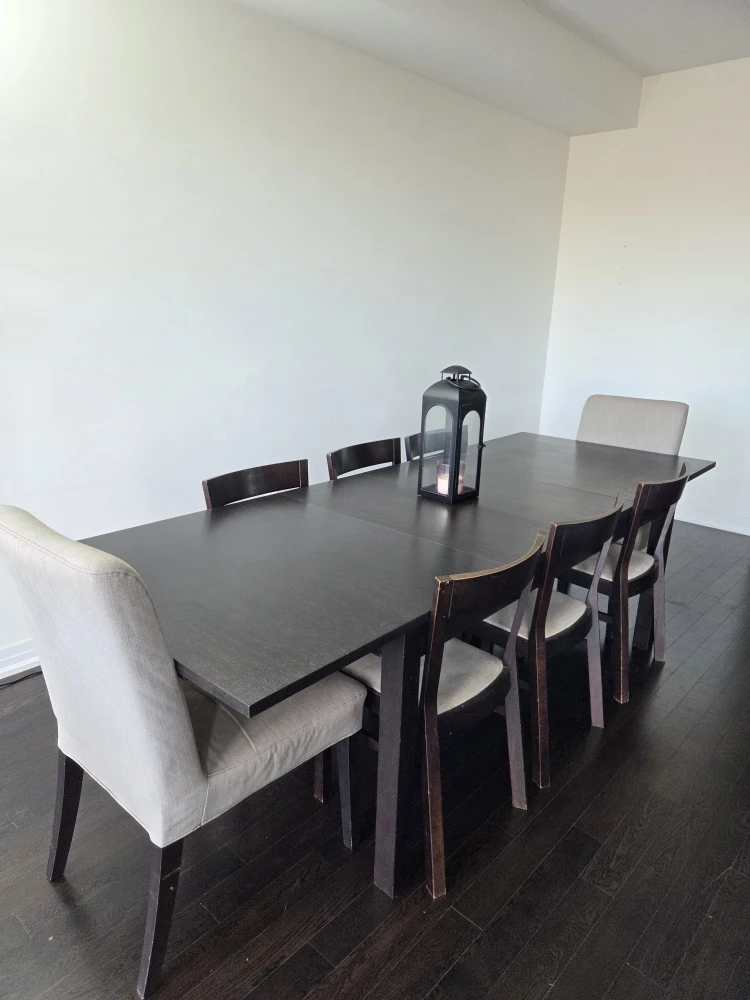 Dining Table (can be a 4,6 or 8 seater) - Dark Wood