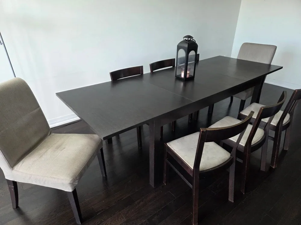 Dining Table (can be a 4,6 or 8 seater) - Dark Wood image indicator(2)