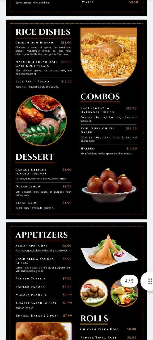 Sultan Royal Kitchen Food Items image indicator(10)