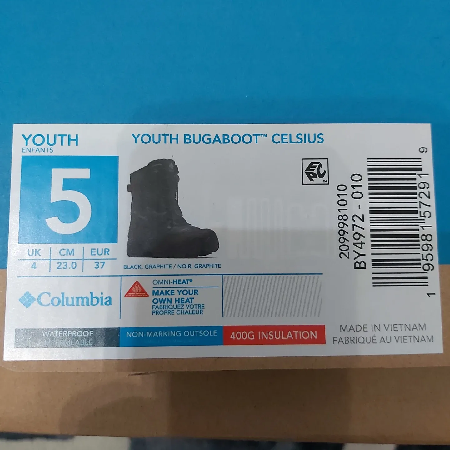 Columbia Youth Bugaboot Celsius Size 5 image indicator(3)