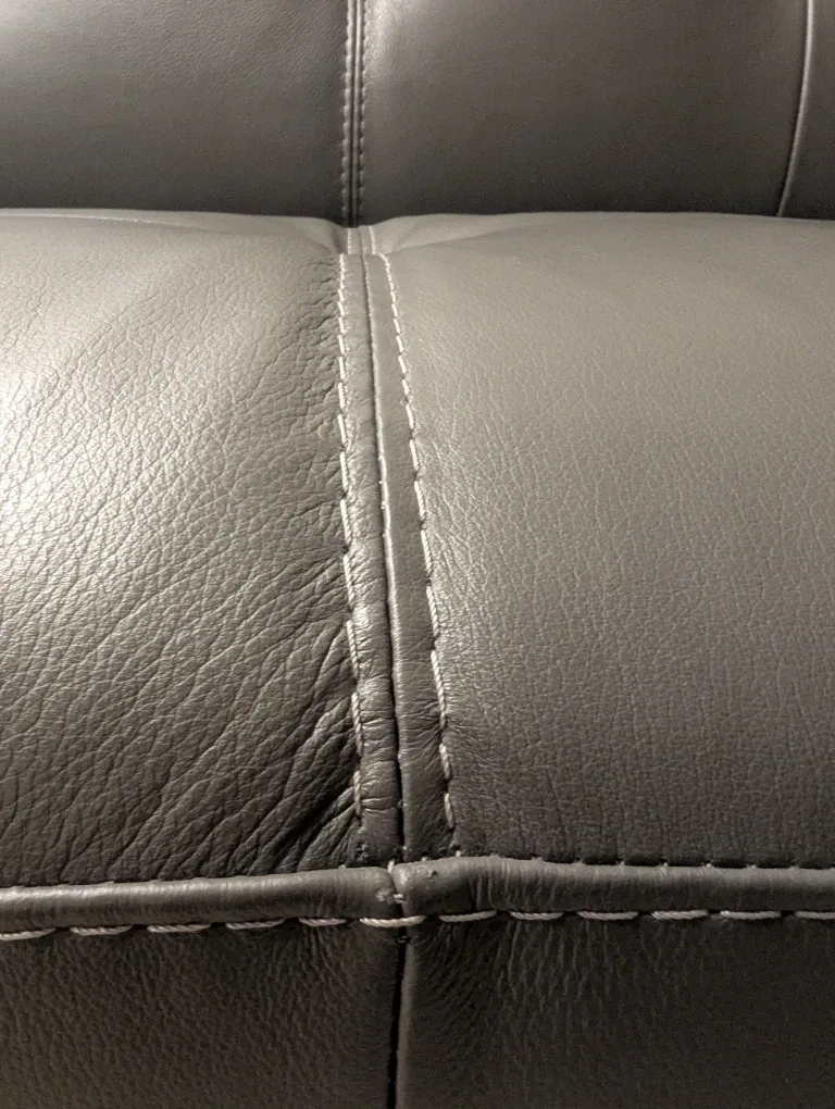 Grey Leather Sofa image indicator(5)