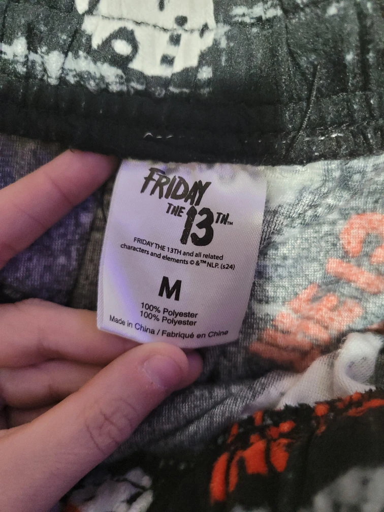 Friday the 13th Pajama Pants - Size M - photo 3