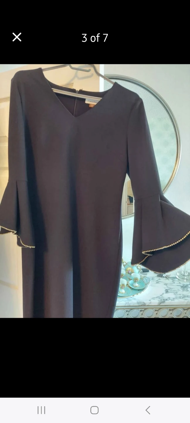 Calvin Klein Black Dress, Size 12