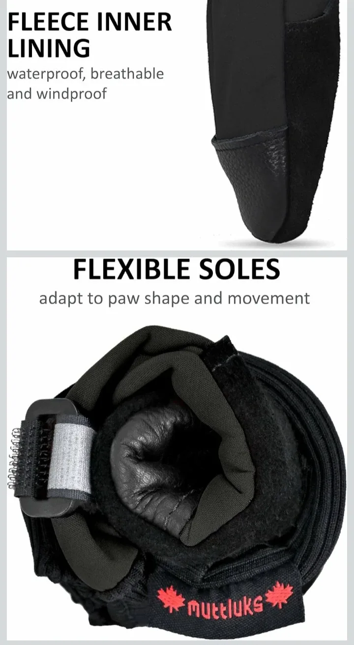 NEW! Muttluks Original Fleece-Lined Winter Dog Boots - XS image indicator(5)