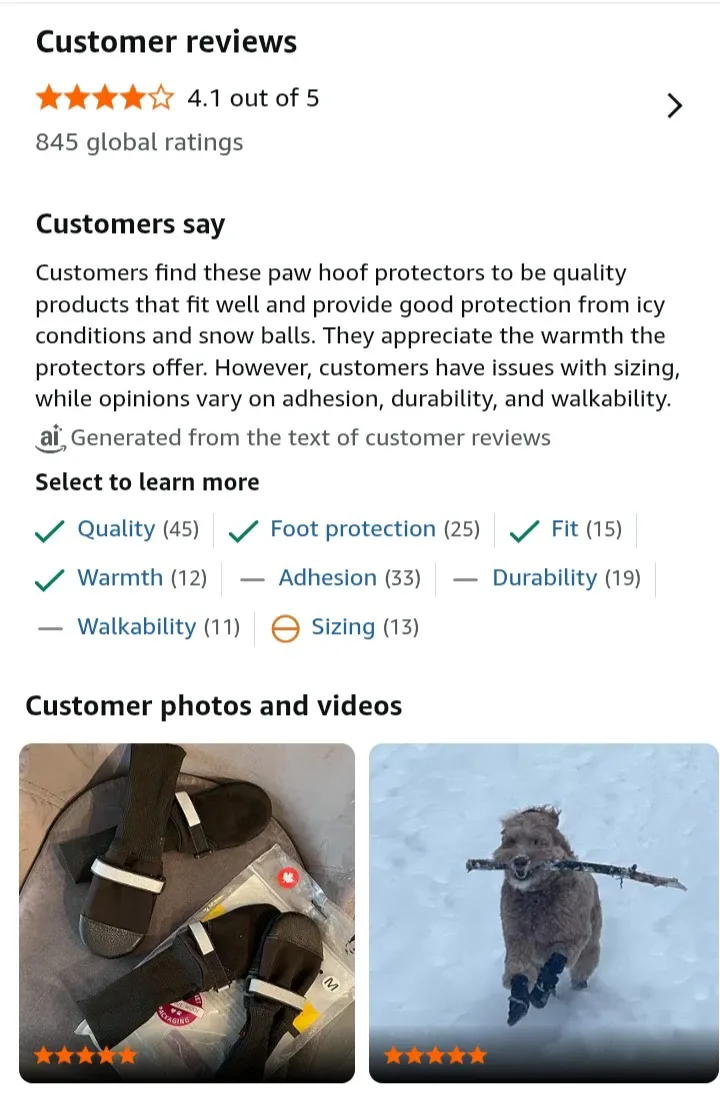 NEW! Muttluks Original Fleece-Lined Winter Dog Boots - XS image indicator(8)