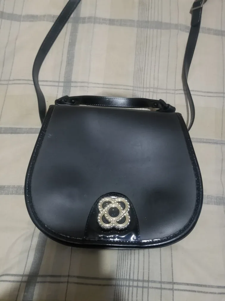 Bolsa Joile Black Leather Shoulder Bag image indicator(2)
