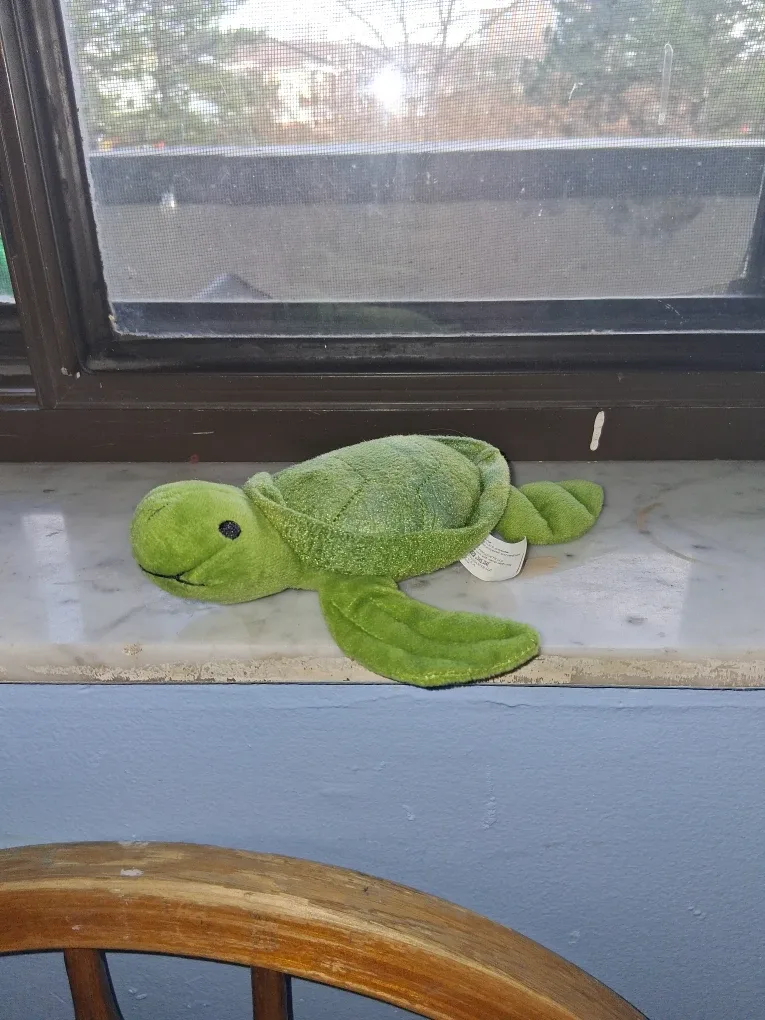 Green Plush Turtle Toy image indicator(2)