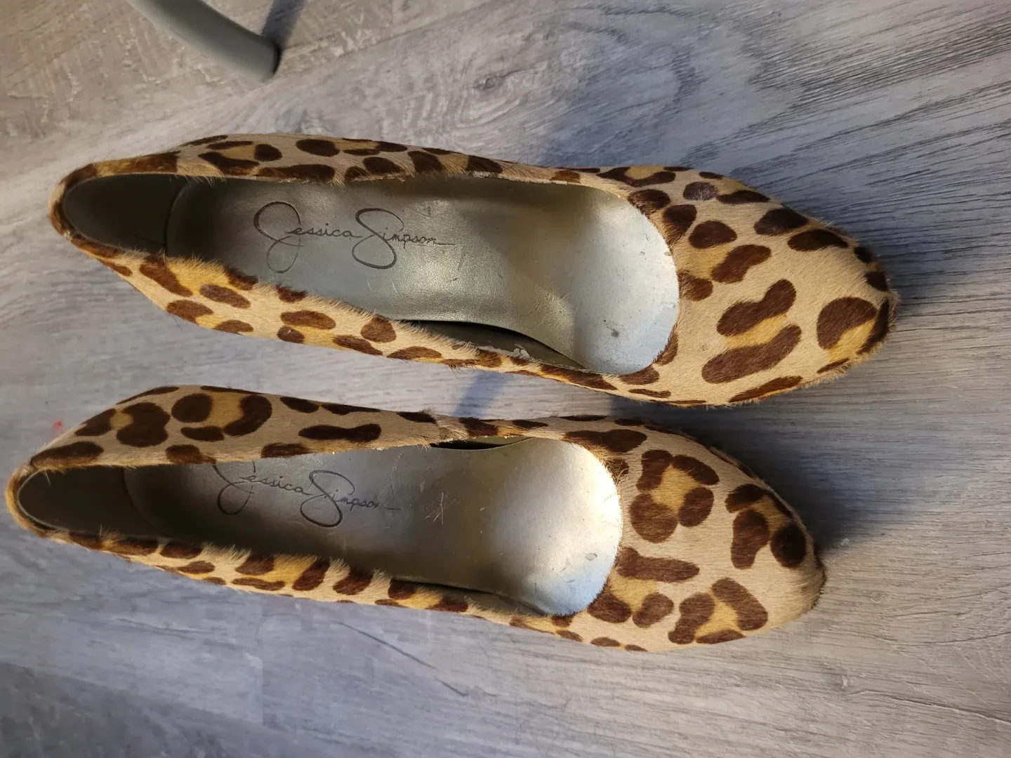 Jessica Simpson Leopard Print Heels image indicator(2)