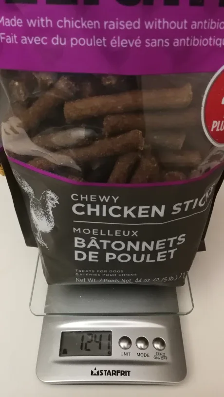 Dog Delights Chewy Chicken Sticks (open bag) image indicator(6)