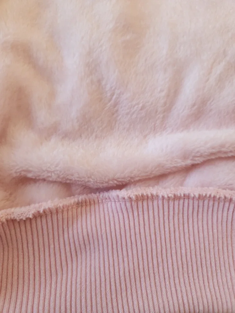 Weekend Edition Pink Fuzzy Hoodie - Size XL image indicator(4)