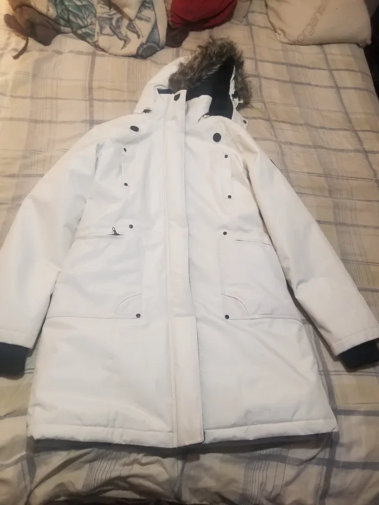 Noize Weather Guard White Winter Coat XL