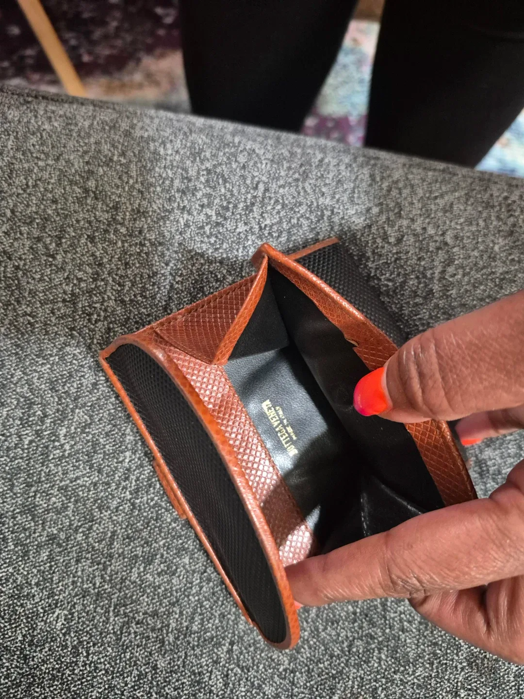 Brown and black Bottega Veneta Bifold Wallet 🥕 image indicator(8)