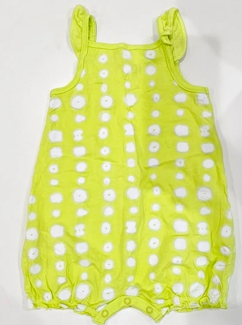 NEW Carter's 18m Green & White Romper 🥕 image indicator(2)