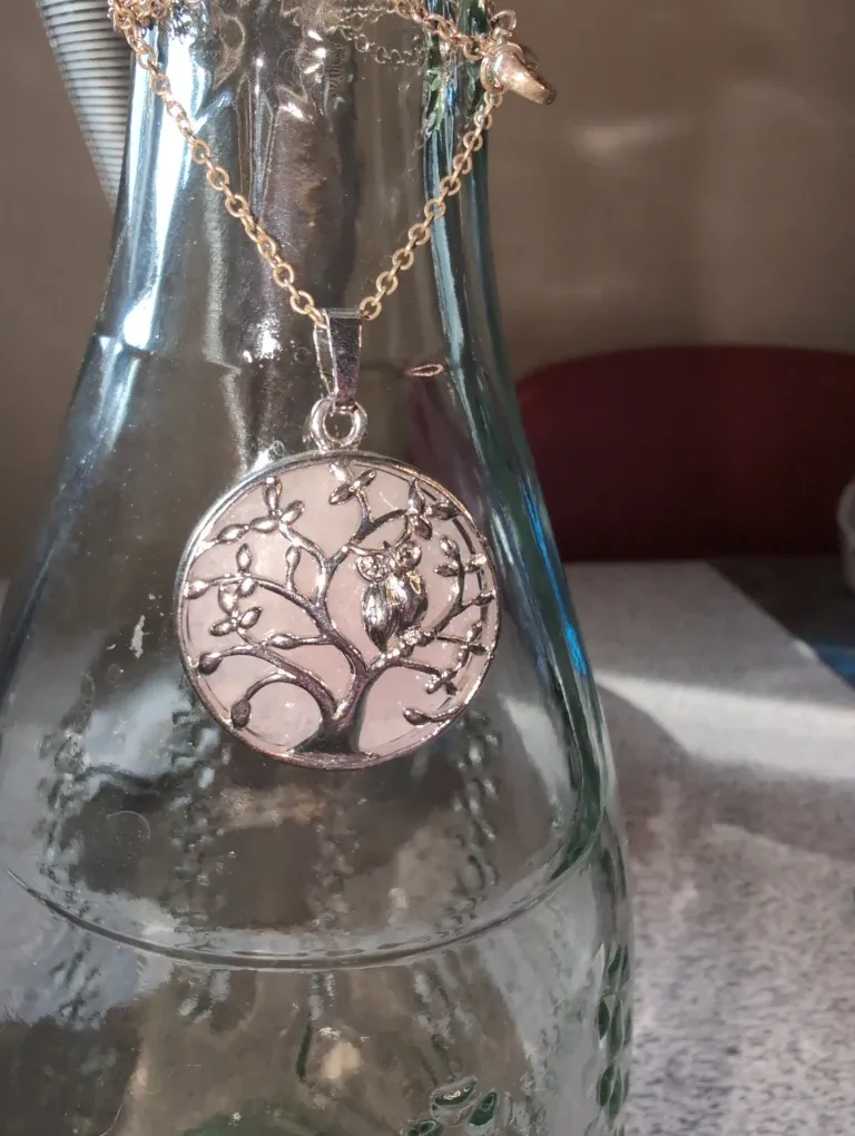 Owl Tree of Life Pendant Necklace