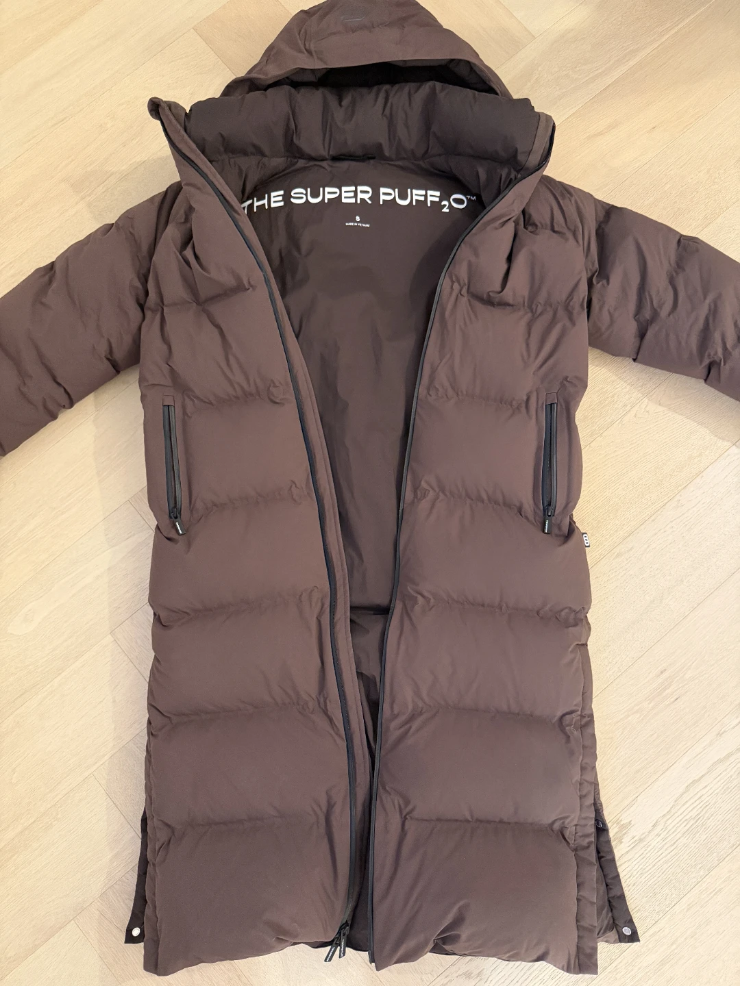 Aritzia The Super Puff Long Brown, Size S - photo 2